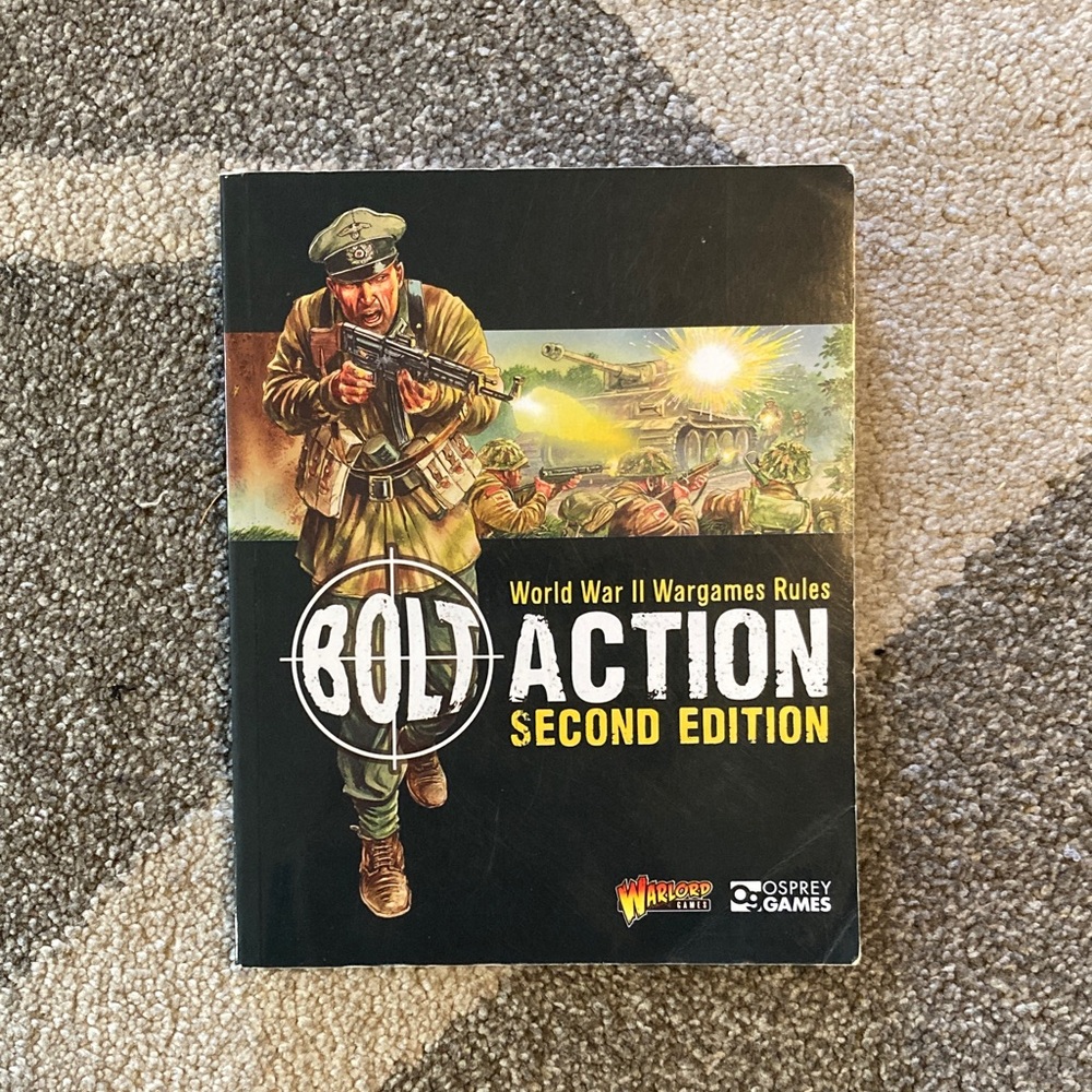 Bolt action Second Edition soft cover small rule book